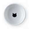 猫壱 ハッピーダイニング 猫用 脚付フードボウル 水玉 プチサイズ