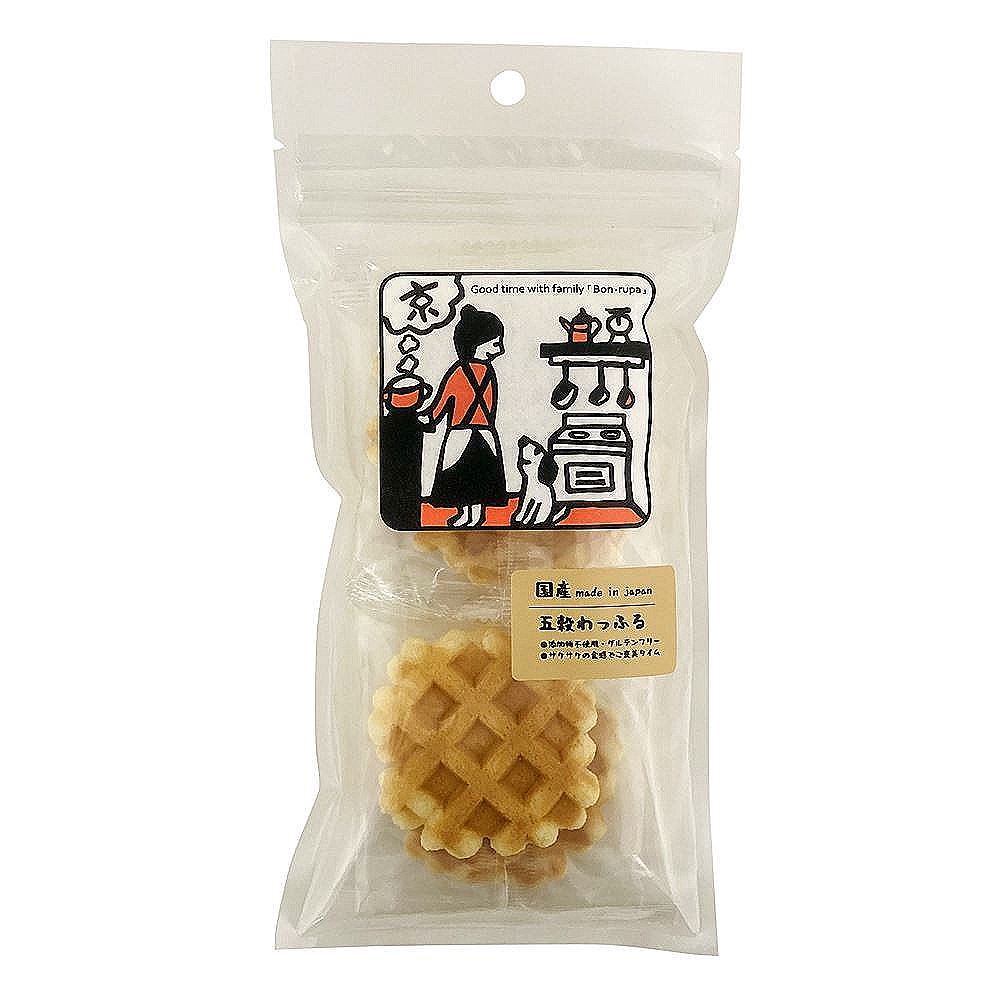 ボン・ルパ 五穀わっふる 5枚入