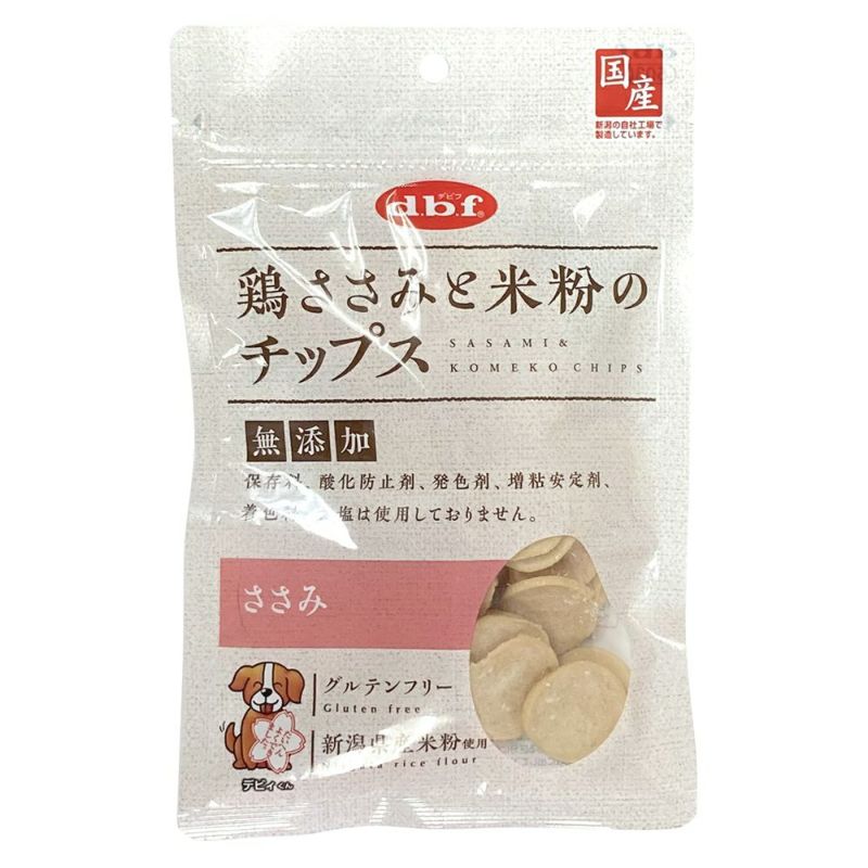 デビフ 鶏ささみと米粉チップス ささみ 50g