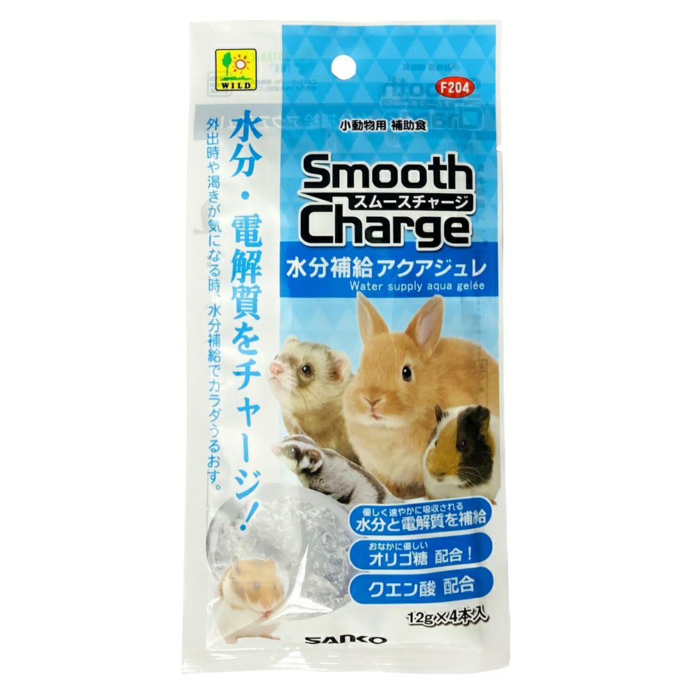 三晃商会 スムースチャージ 水分補給アクアジュレ 12g×4本入 F204