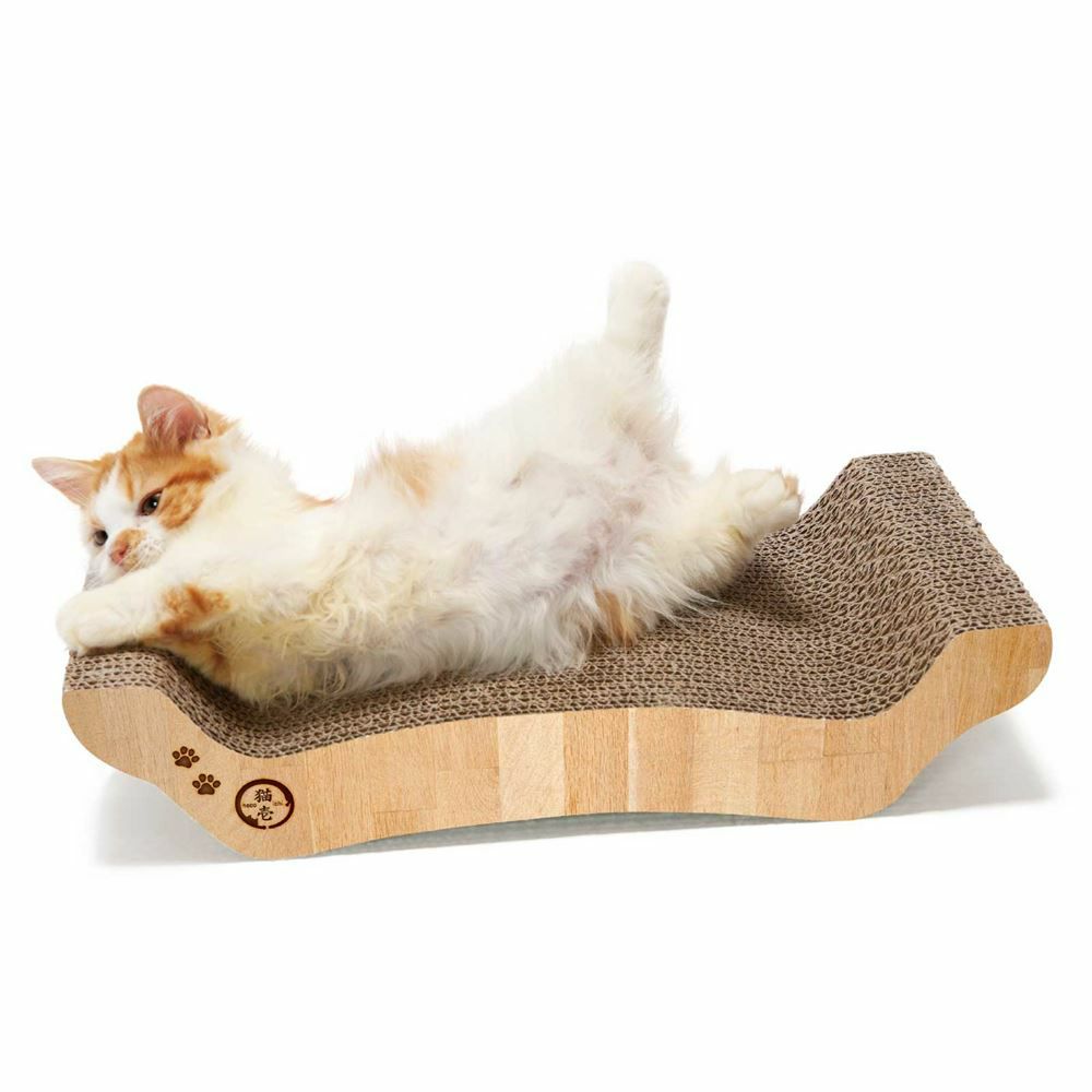 猫壱 バリバリベッド ライトブラウン Mサイズ