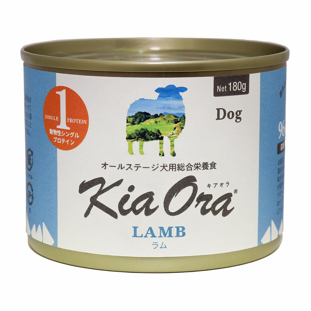  レッドハート キアオラ ドッグ缶 ラム 180g